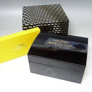 breitling watch box ebay|Breitling plastic watch box.